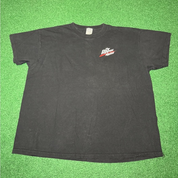 Vintage Dr Pepper Racing XL Graphic Soda Pop Promo T Shirt - Picture 3 of 8